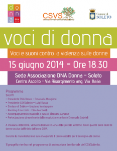 La locandina col programma dell'evento