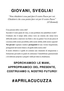 Il volantino dei giovani tricasini