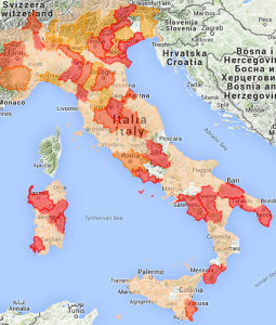 Mappa da Influweb.it