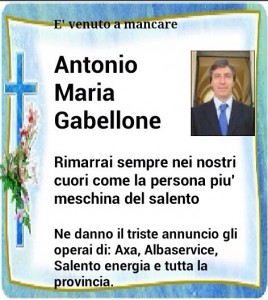 manifesto funebre gabellone