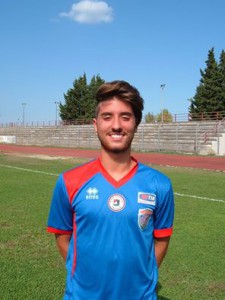 Alberto D'Amico, quello di Laterza è il suo ottavo gol in campionato.
