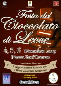 Manifesto Cioccolato Lecce 2015