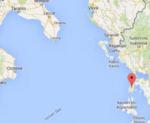 L'isola di Lefkada, dalle cui coste è partita la scossa