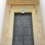 La porta della Cattedrale di Ugento