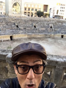 Fiorello in centro a Lecce